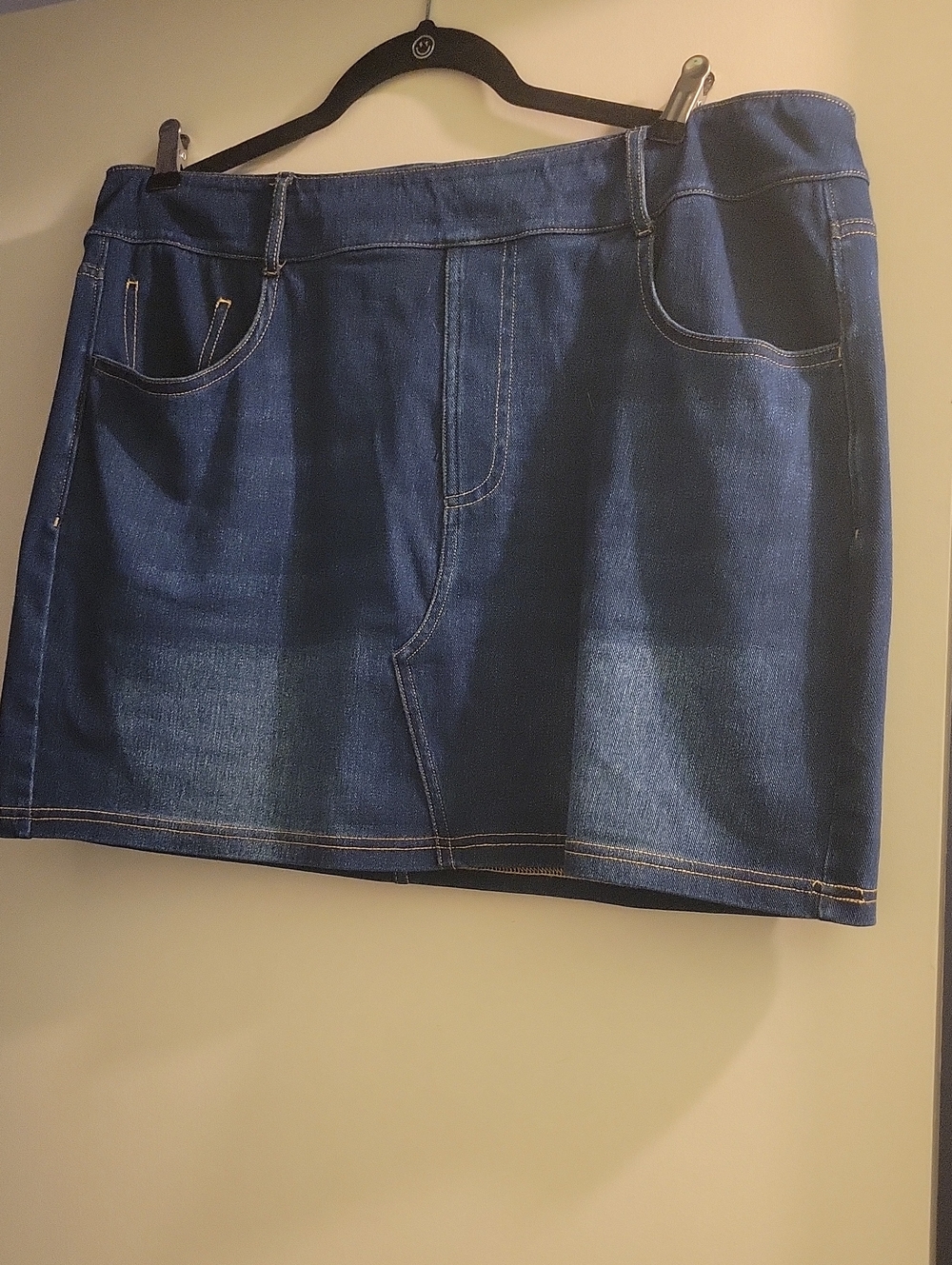 Classic Denim Mini Skirt - Blue